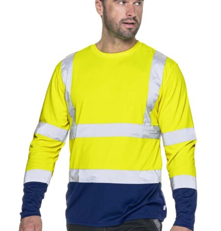T-shirt Mark The Helper Hi-Vis Long