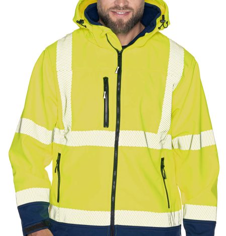 SOFTSHELL HI-VIS PRINT Mark The Helper
